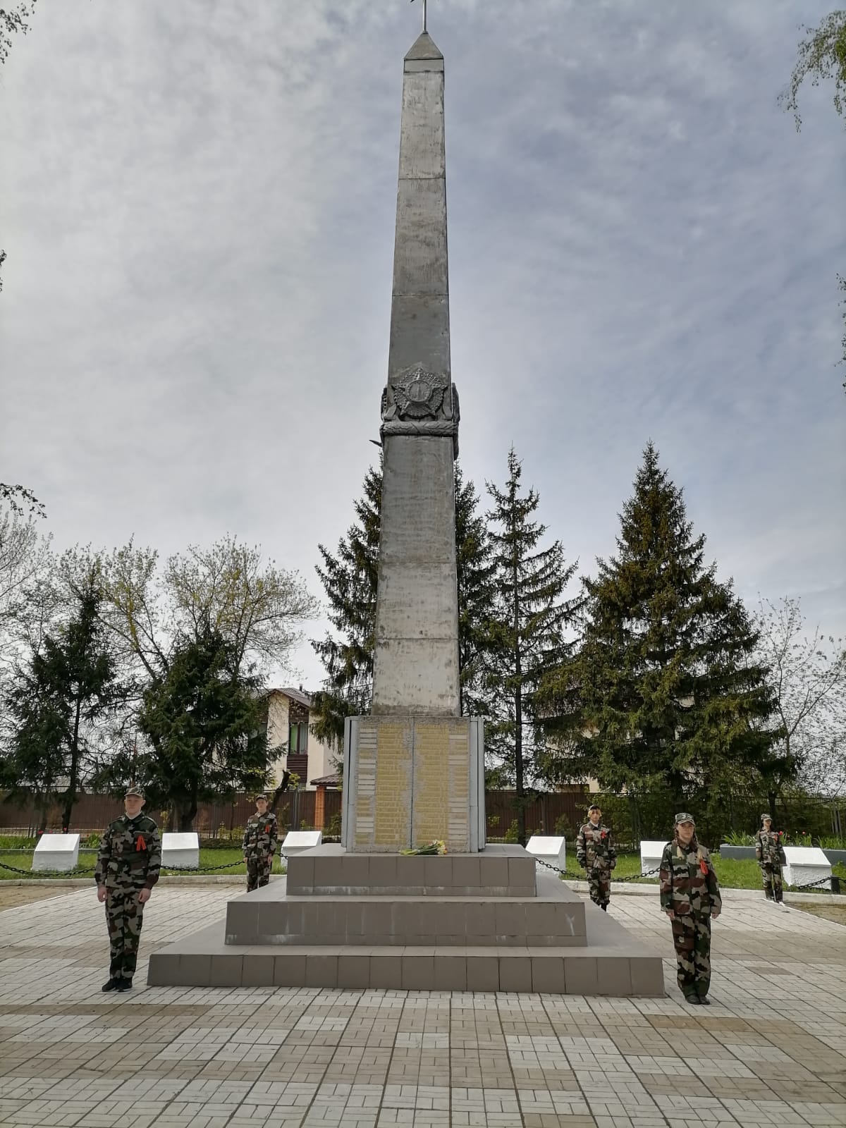 Митинг на &amp;quot;Братской могиле с захоронением воинов, погибших в период Великой Отечественной войны 1941-1945 гг.&amp;quot;.